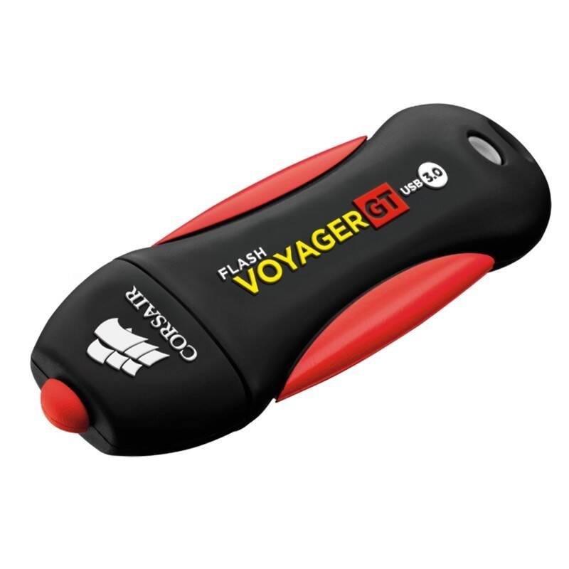 USB Flash Corsair Voyager GT 128GB černý červený