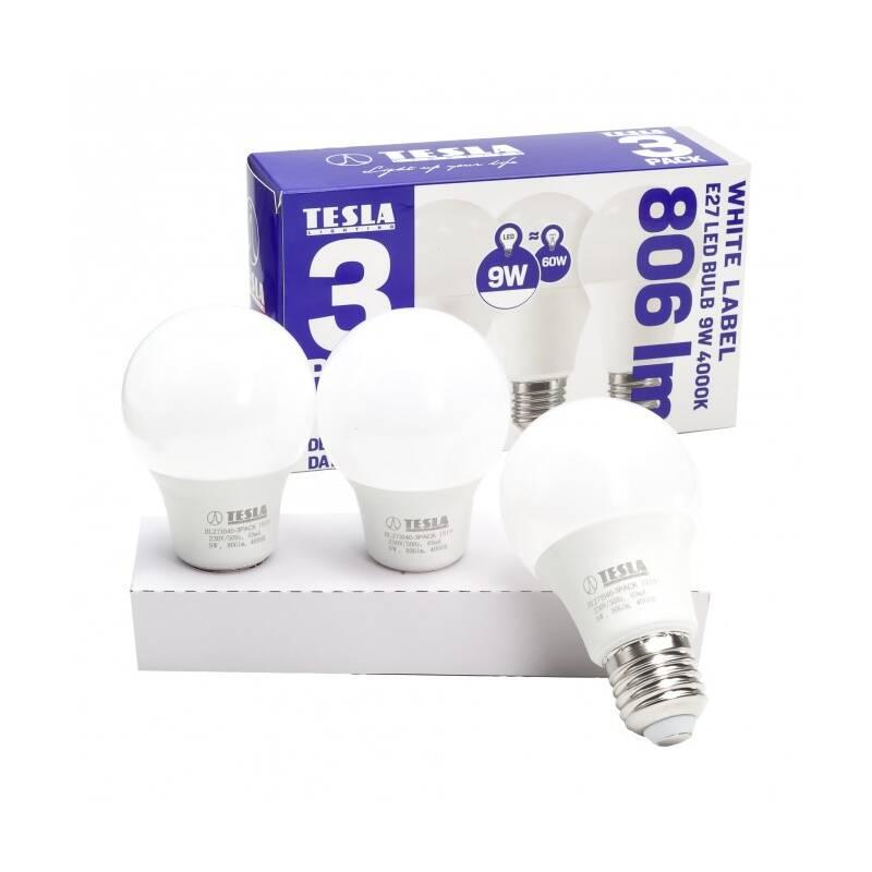Žárovka LED Tesla klasik, E27, 9W,