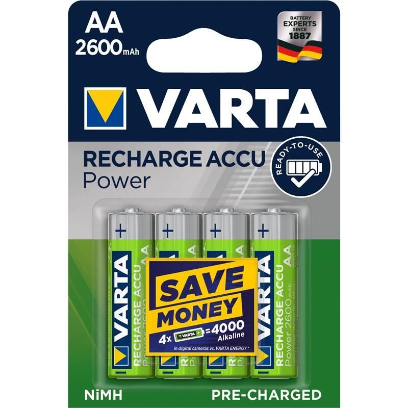 Baterie nabíjecí Varta Power, HR06, AA,