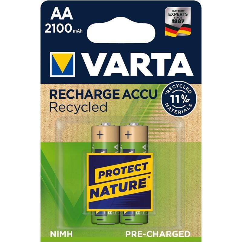 Baterie nabíjecí Varta Recycled HR06, AA,