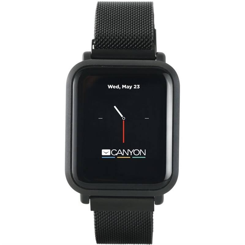 Chytré hodinky Canyon Sanchal černý