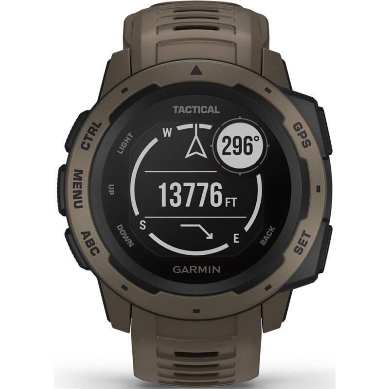 GPS hodinky Garmin Instinct Tactical Coyote Tan Optic