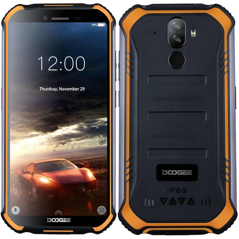 Mobilní telefon Doogee S40 32 GB oranžový, Mobilní, telefon, Doogee, S40, 32, GB, oranžový