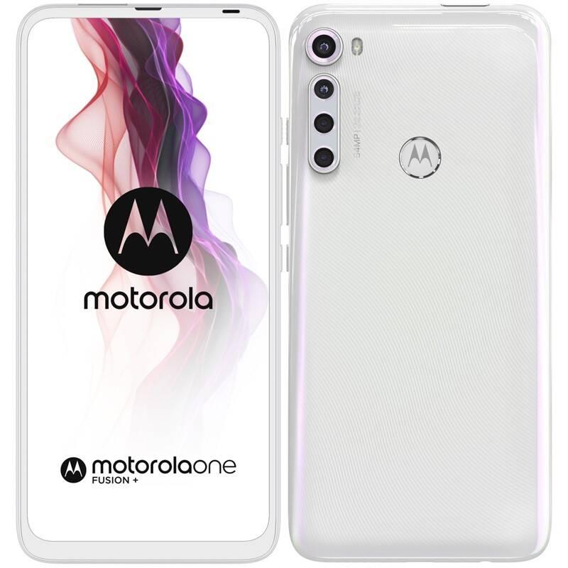 Mobilní telefon Motorola One Fusion bílý, Mobilní, telefon, Motorola, One, Fusion, bílý