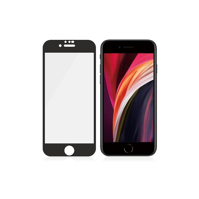 Tvrzené sklo PanzerGlass Edge-to-Edge AntiBacterial na Apple iPhone 6 6s 7 8 SE 2020 černé