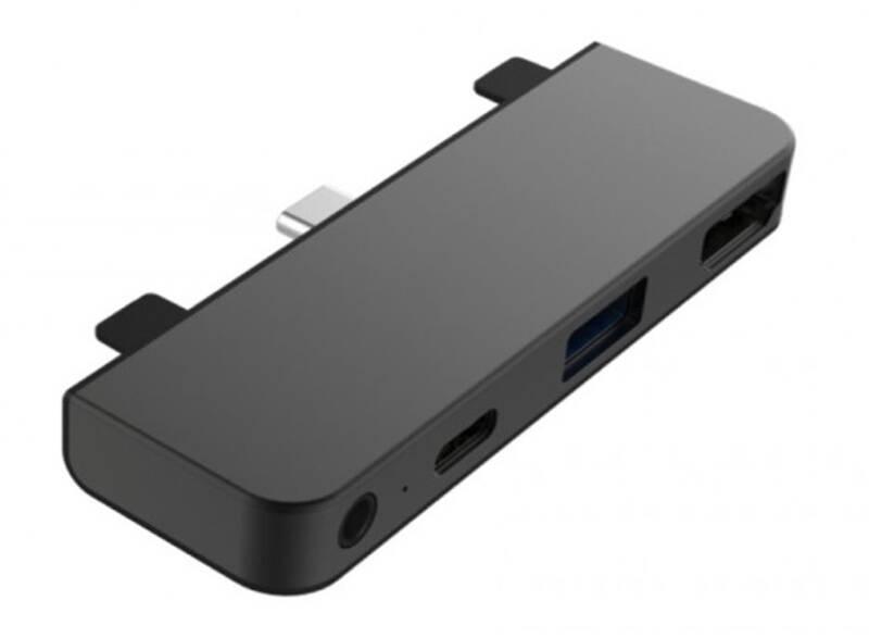 USB Hub HyperDrive pro iPad Pro USB-C HDMI, USB3.0, USB-C, 3,5mm jack šedý
