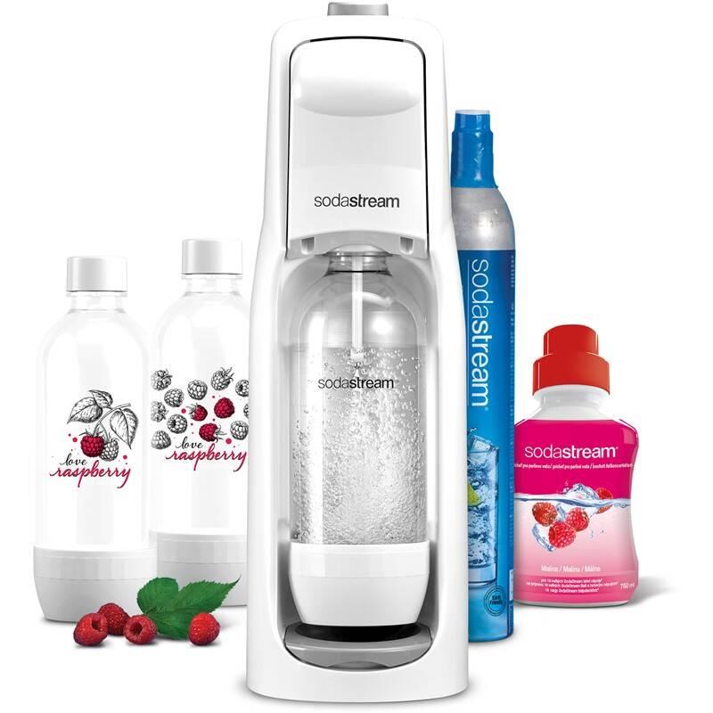 Výrobník sodové vody SodaStream Jet Love Raspberry, Výrobník, sodové, vody, SodaStream, Jet, Love, Raspberry
