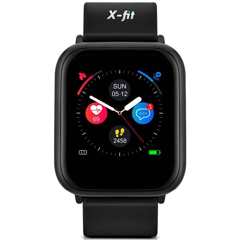 Chytré hodinky Niceboy X-fit Watch černá