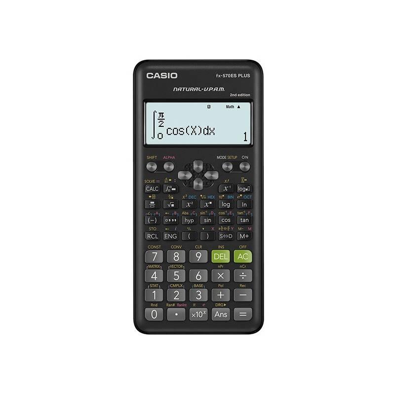 Kalkulačka Casio Casio FX 570 ES PLUS 2E černá, Kalkulačka, Casio, Casio, FX, 570, ES, PLUS, 2E, černá