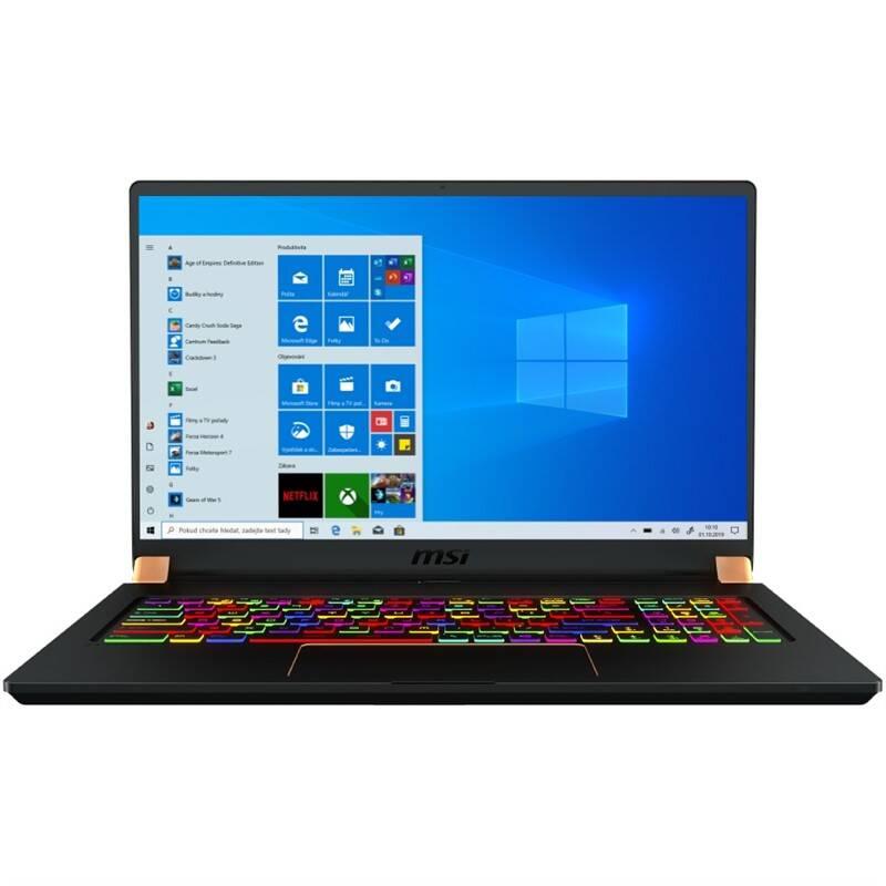 Notebook MSI GS75 Stealth 10SF-054CZ černý