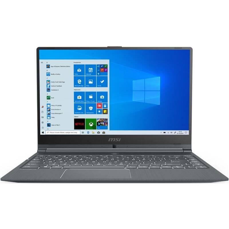 Notebook MSI Modern 14 A10M-472CZ šedý