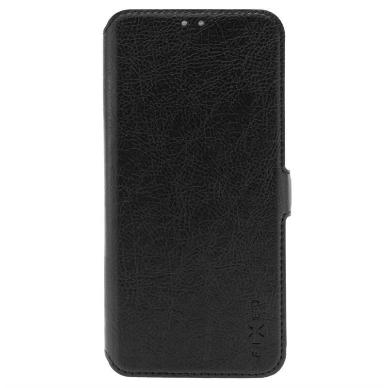 Pouzdro na mobil flipové FIXED Topic na Motorola E6 Plus černé