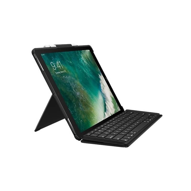 Pouzdro na tablet Logitech Slim Combo na Apple iPad Pro 12,9 , UK černé