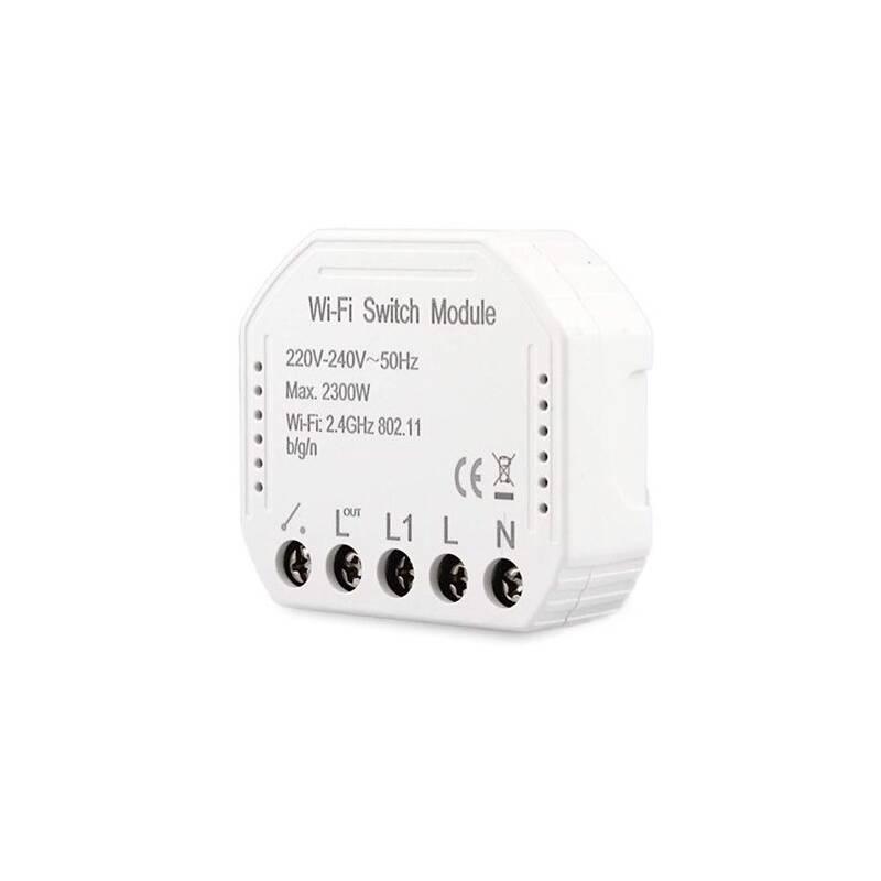 Releová jednotka iQtech SmartLife Miniaturní WiFi relé, SM01W, Releová, jednotka, iQtech, SmartLife, Miniaturní, WiFi, relé, SM01W