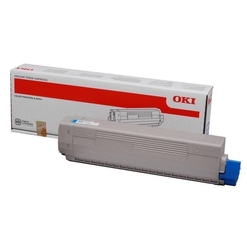 Toner OKI C822, 7300 stran modrý