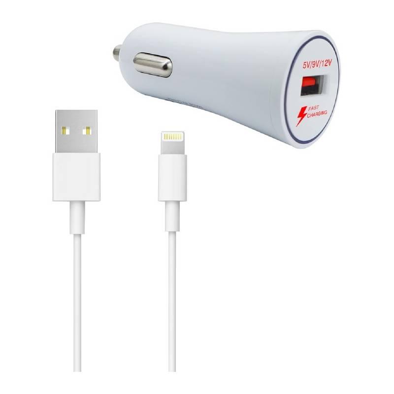 Adaptér do auta WG 1xUSB, QC