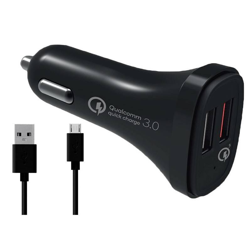 Adaptér do auta WG 2xUSB QC