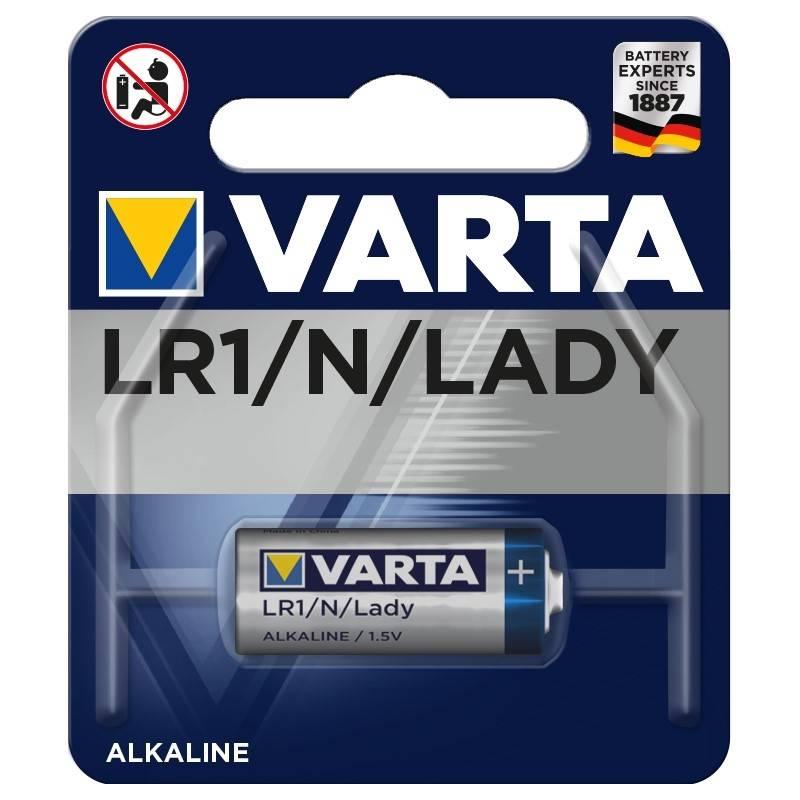 Baterie alkalická Varta LR1, blistr 1ks, Baterie, alkalická, Varta, LR1, blistr, 1ks