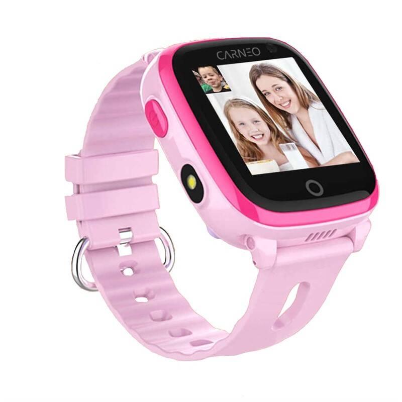 Chytré hodinky Carneo GuardKid 4G růžová