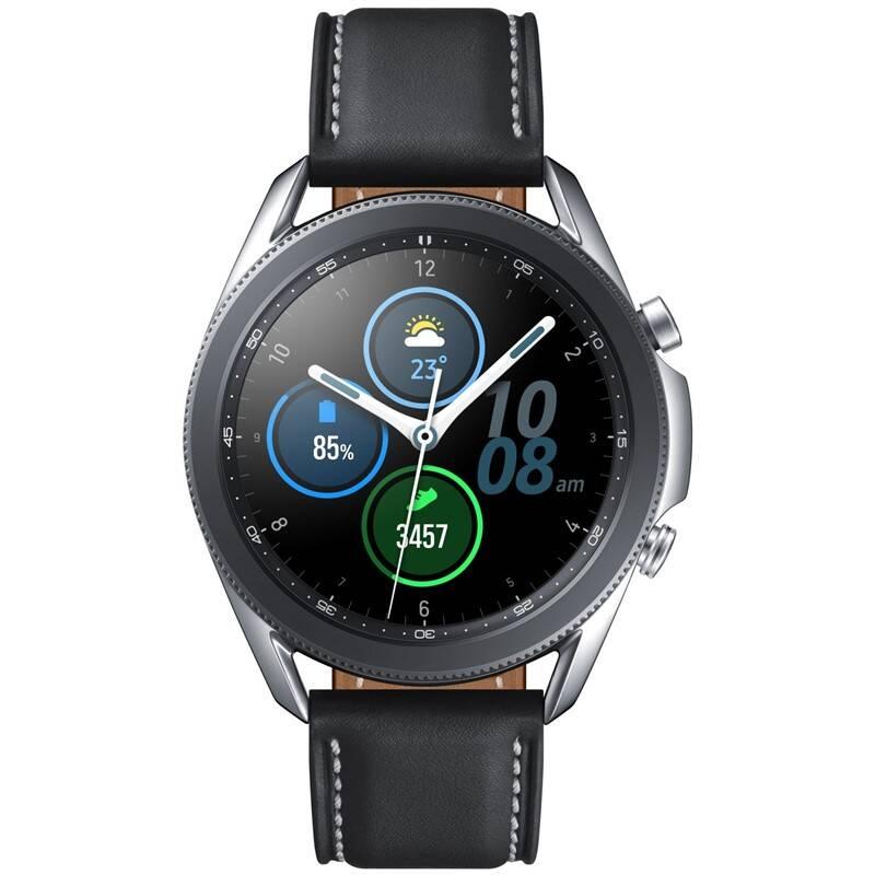 Chytré hodinky Samsung Galaxy Watch3 45mm stříbrné