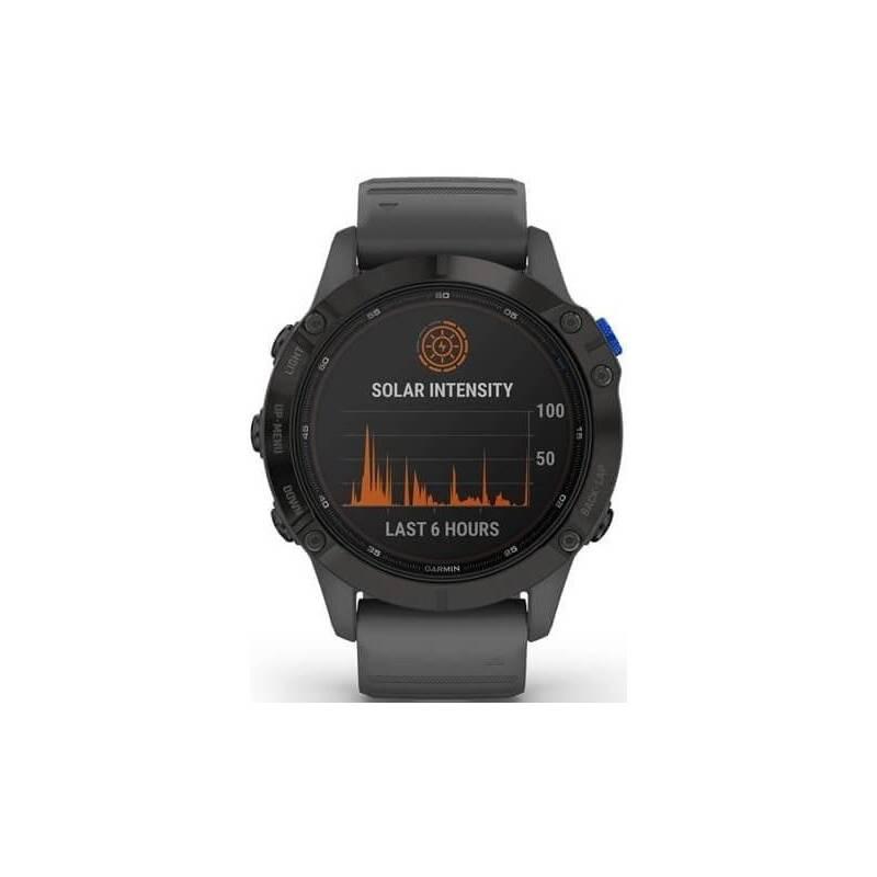 GPS hodinky Garmin fenix6 PRO Solar - Black Slate Band