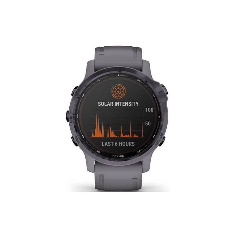 GPS hodinky Garmin fenix6S PRO Solar - Amethyst Shale Band