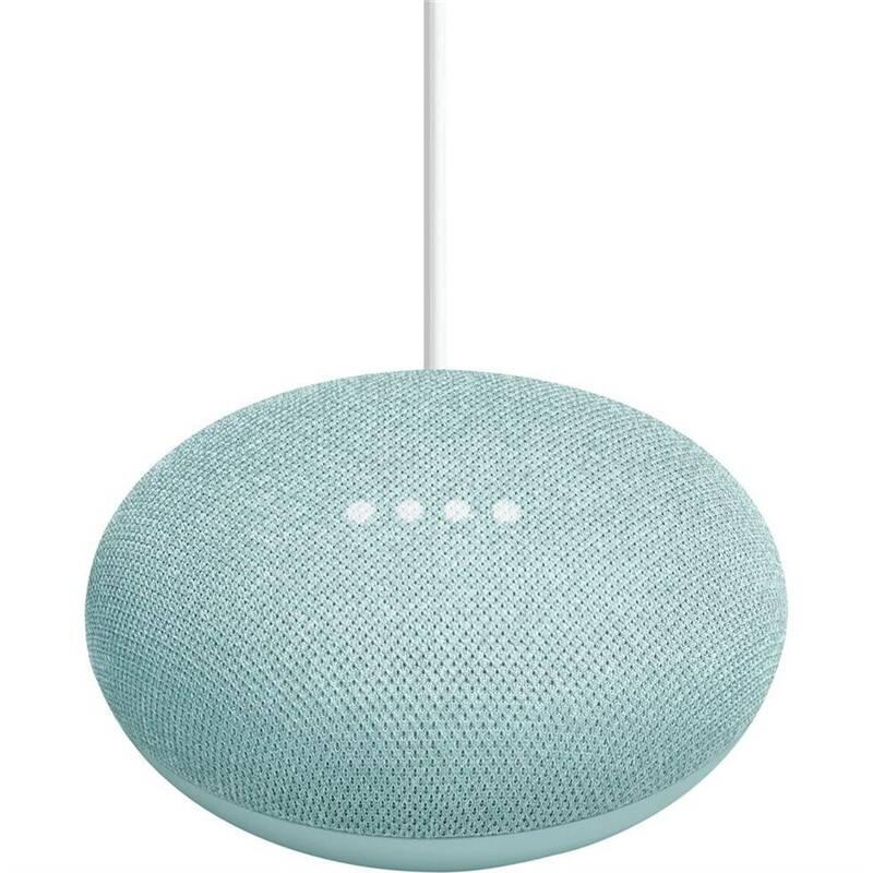 Hlasový asistent Google Home mini Aqua, Hlasový, asistent, Google, Home, mini, Aqua