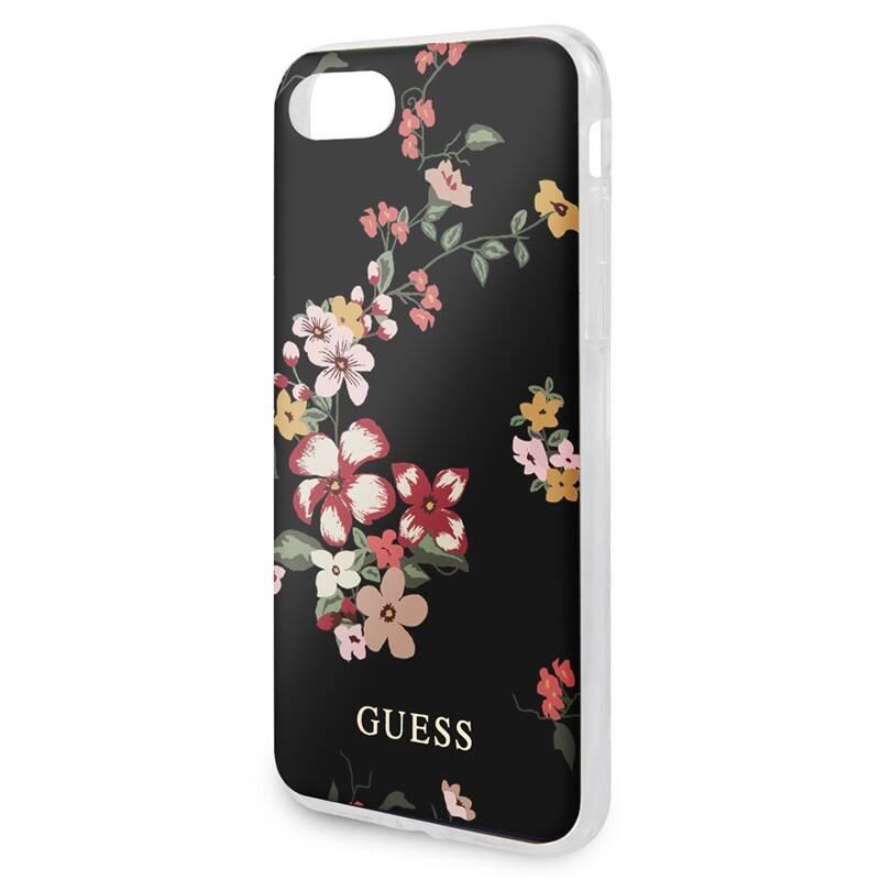 Kryt na mobil Guess Flower Edt. N.4 na Apple iPhone 8 SE černý