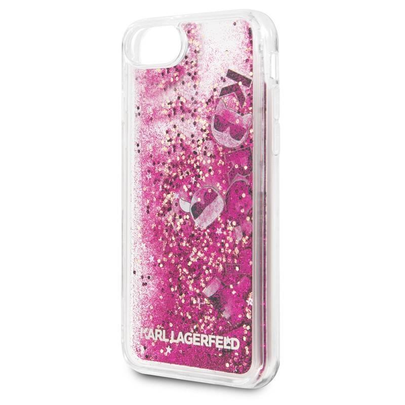Kryt na mobil Karl Lagerfeld Floatting Charms na Apple iPhone 8 SE růžový
