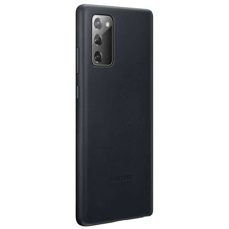 Kryt na mobil Samsung Leather Cover na Galaxy Note20 černý