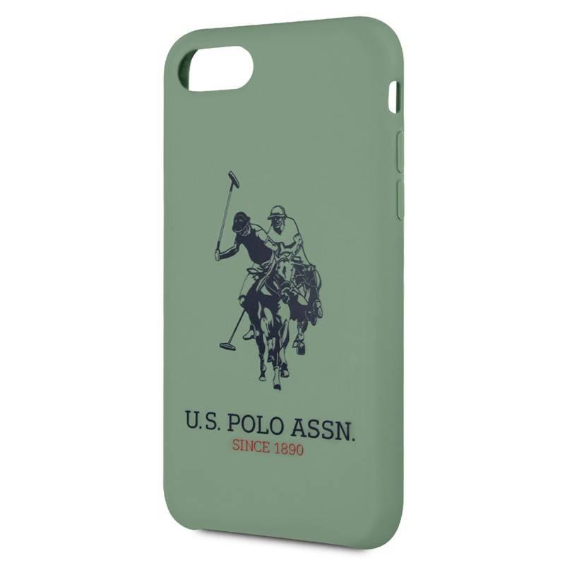 Kryt na mobil U.S. Polo Big Horse na Apple iPhone 8 SE zelený