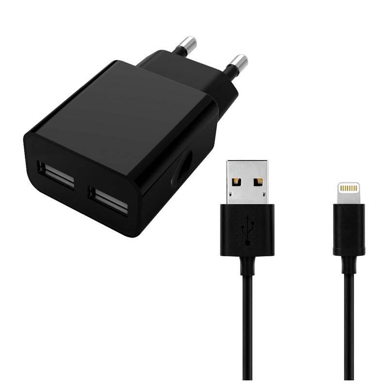 Nabíječka do sítě WG 2xUSB, 2,4A