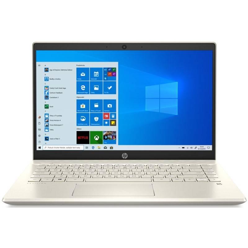 Notebook HP Pavilion 14-ce3003nc zlatý