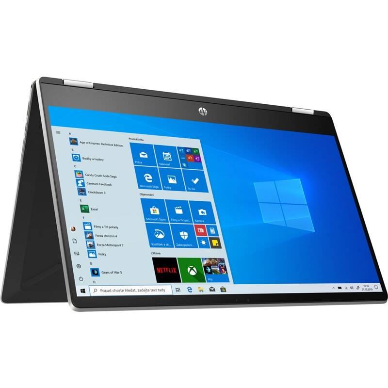 Notebook HP Pavilion x360 15-dq1006nc stříbrný