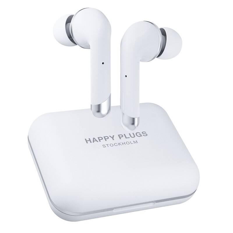 Sluchátka Happy Plugs Air 1 Plus In-Ear bílá