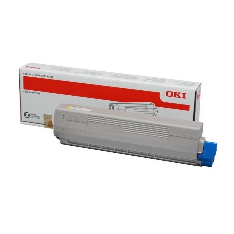 Toner OKI C831 841, 10000stran žlutý
