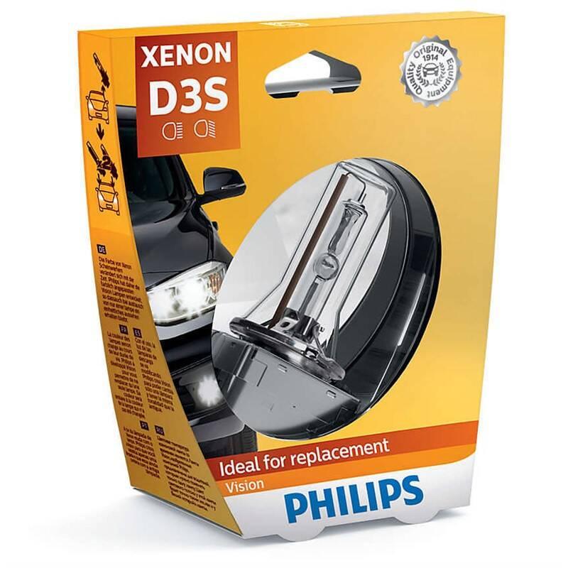 Autožárovka Philips Xenon Vision D3S, 1ks, Autožárovka, Philips, Xenon, Vision, D3S, 1ks