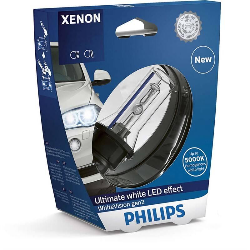 Autožárovka Philips Xenon White Vision D1S,