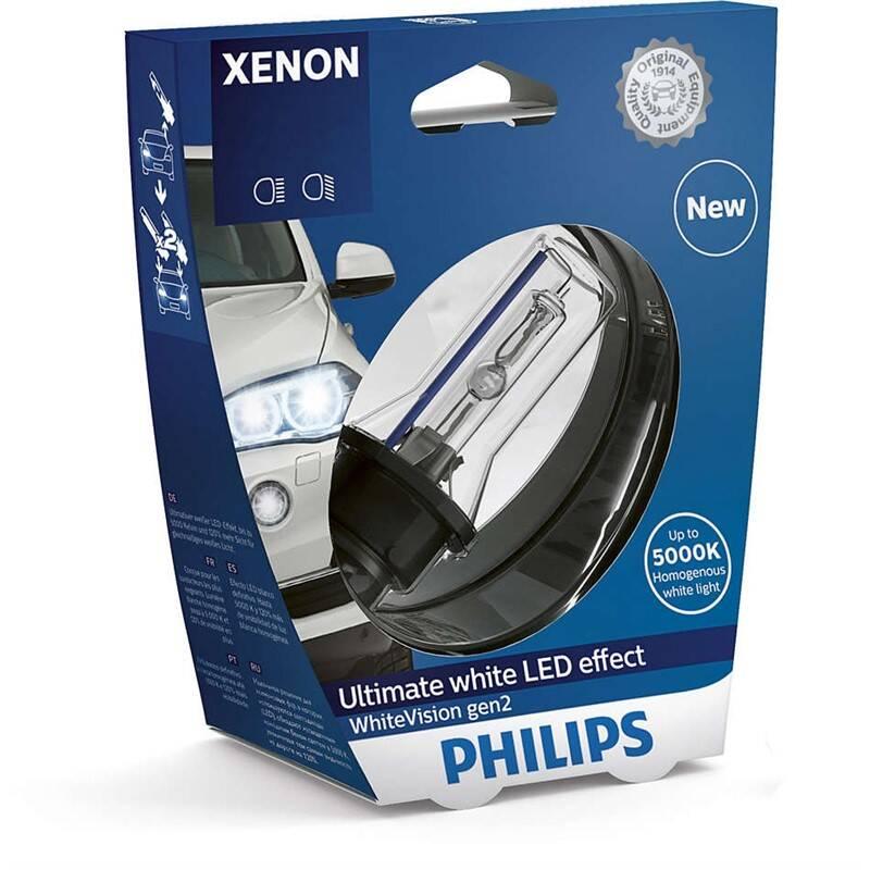 Autožárovka Philips Xenon White Vision D3S,