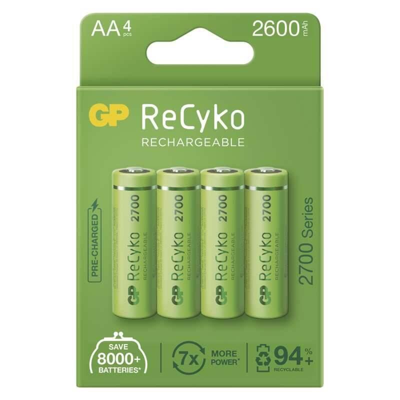Baterie nabíjecí GP ReCyko, HR06, AA,
