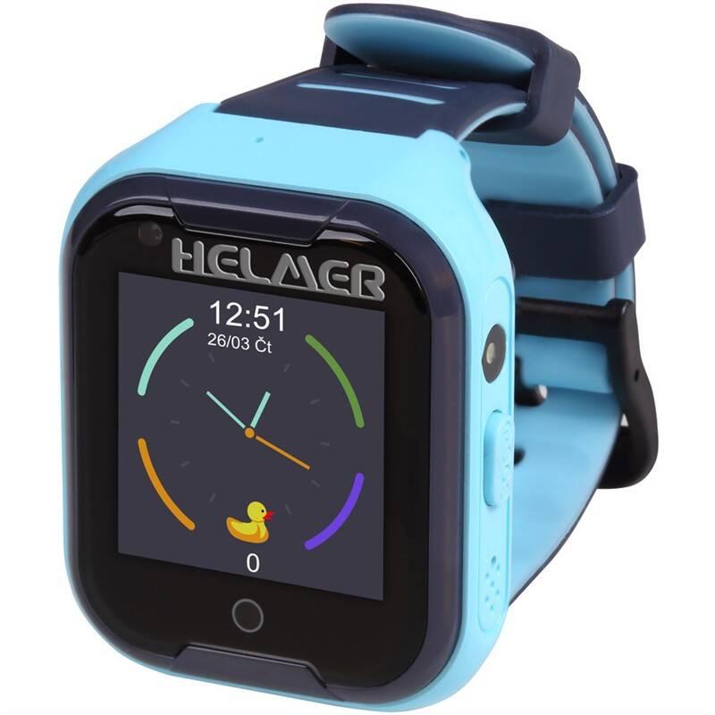 Chytré hodinky Helmer LK709 dětské s GPS lokátorem modrý, Chytré, hodinky, Helmer, LK709, dětské, s, GPS, lokátorem, modrý