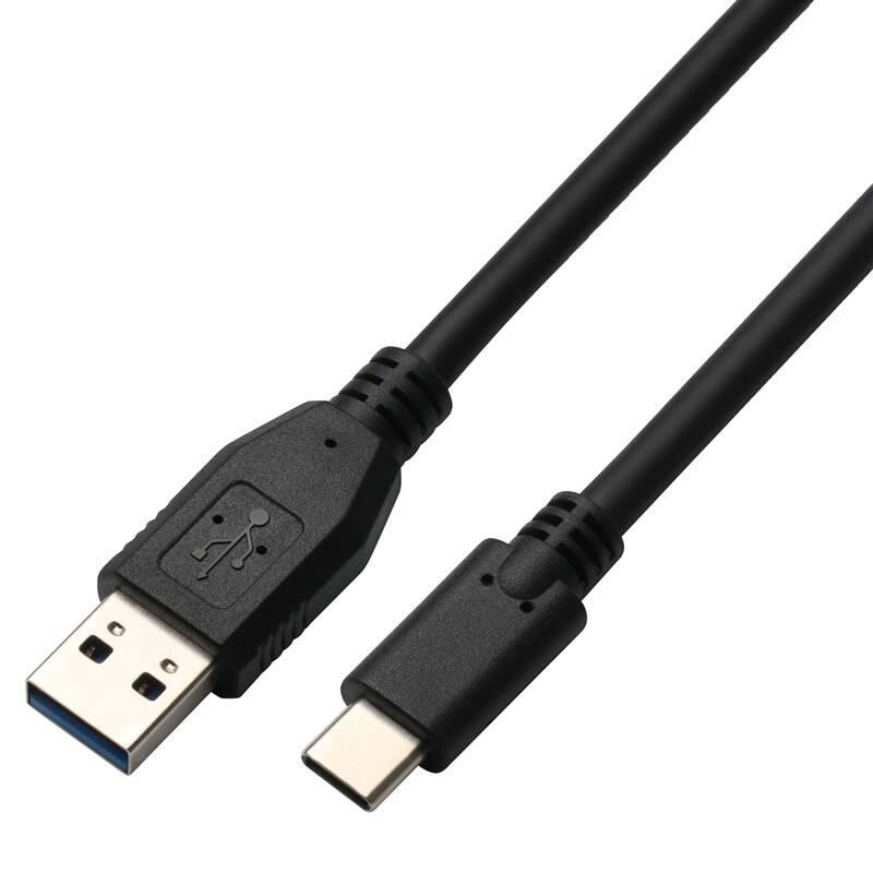 Kabel GoGEN USB A USB-C 3.0, 1m černý