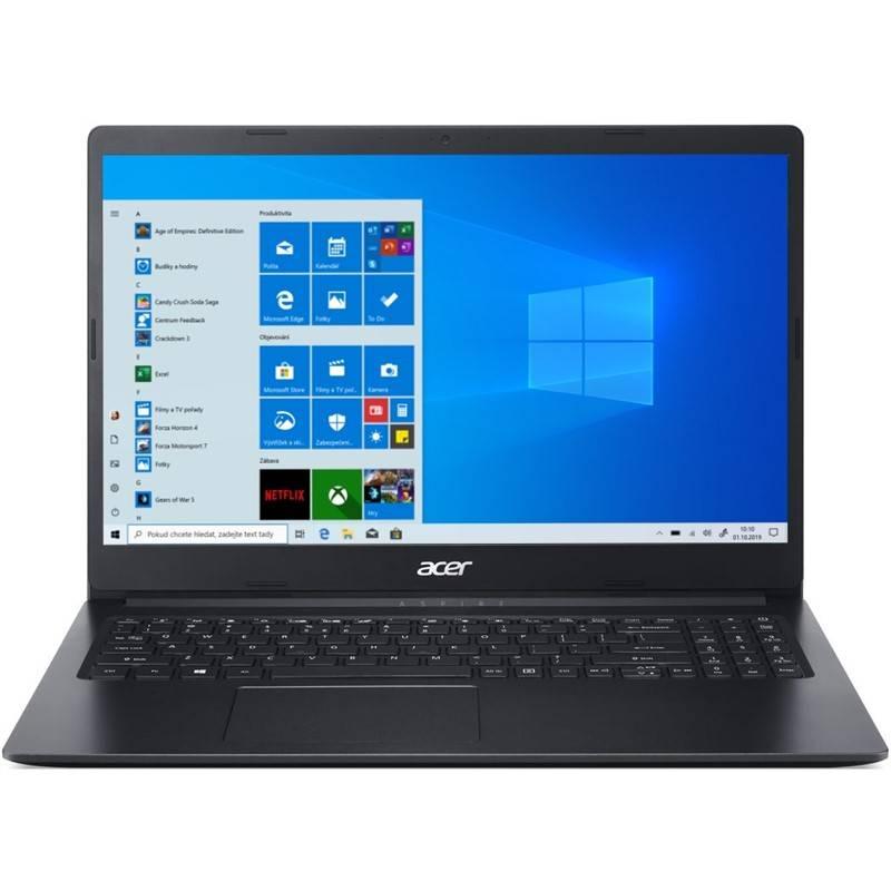 Notebook Acer Aspire 3 černý Microsoft 365 pro jednotlivce černý