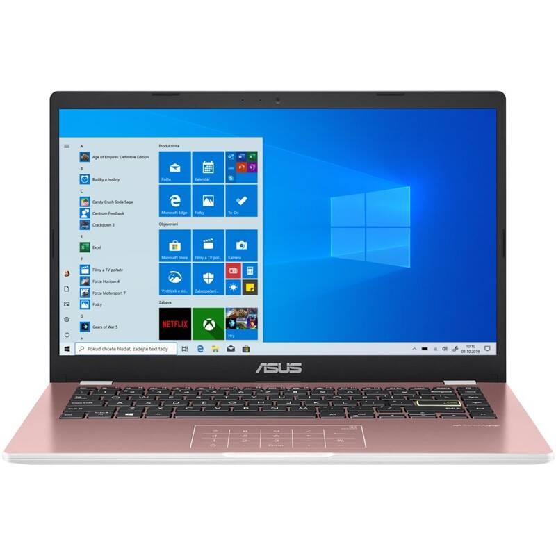 Notebook Asus růžový Microsoft 365 pro jednotlivce