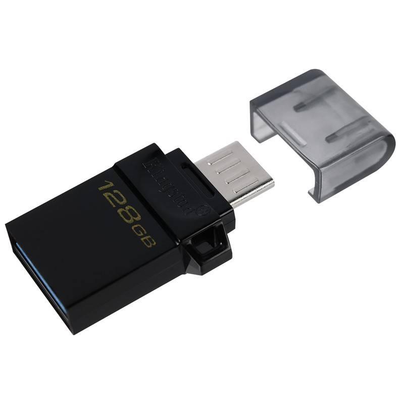 USB Flash Kingston DataTraveler microDuo3 Gen2 128GB černý