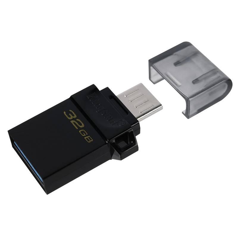USB Flash Kingston DataTraveler microDuo3 Gen2 32GB černý