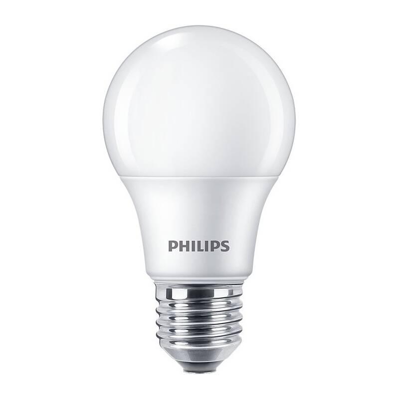 Žárovka LED Philips mini globe, 8W, E27, teplá bílá, 3ks