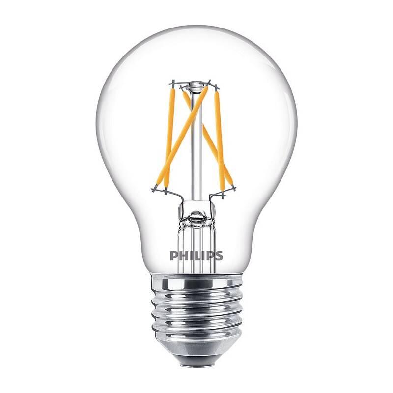 Žárovka LED Philips SceneSwitch, klasik, 7,5W, E27, teplá bílá