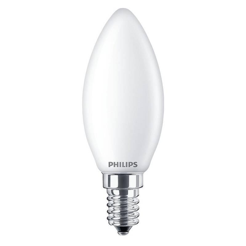 Žárovka LED Philips svíčka, 4,3W, E14, teplá bílá, Žárovka, LED, Philips, svíčka, 4,3W, E14, teplá, bílá