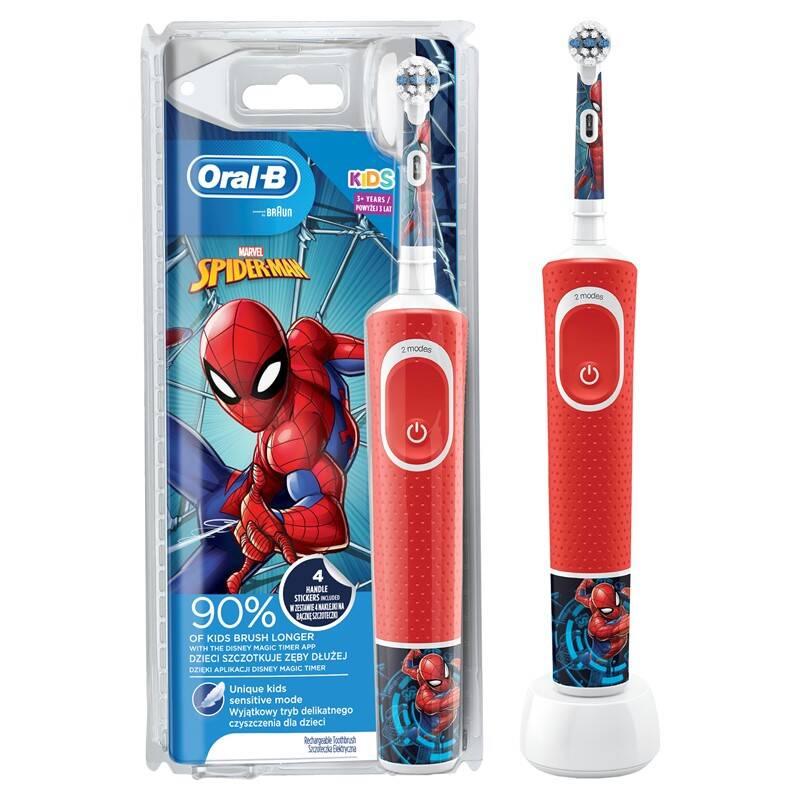 Zubní kartáček Oral-B Vitality Spiderman, Zubní, kartáček, Oral-B, Vitality, Spiderman